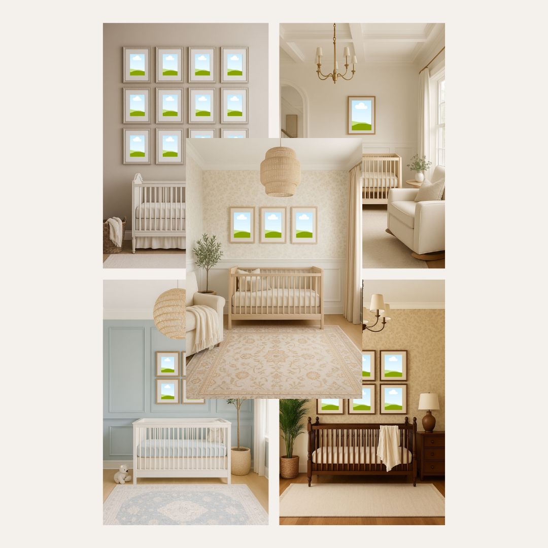 Nursery Wall Template Bundle