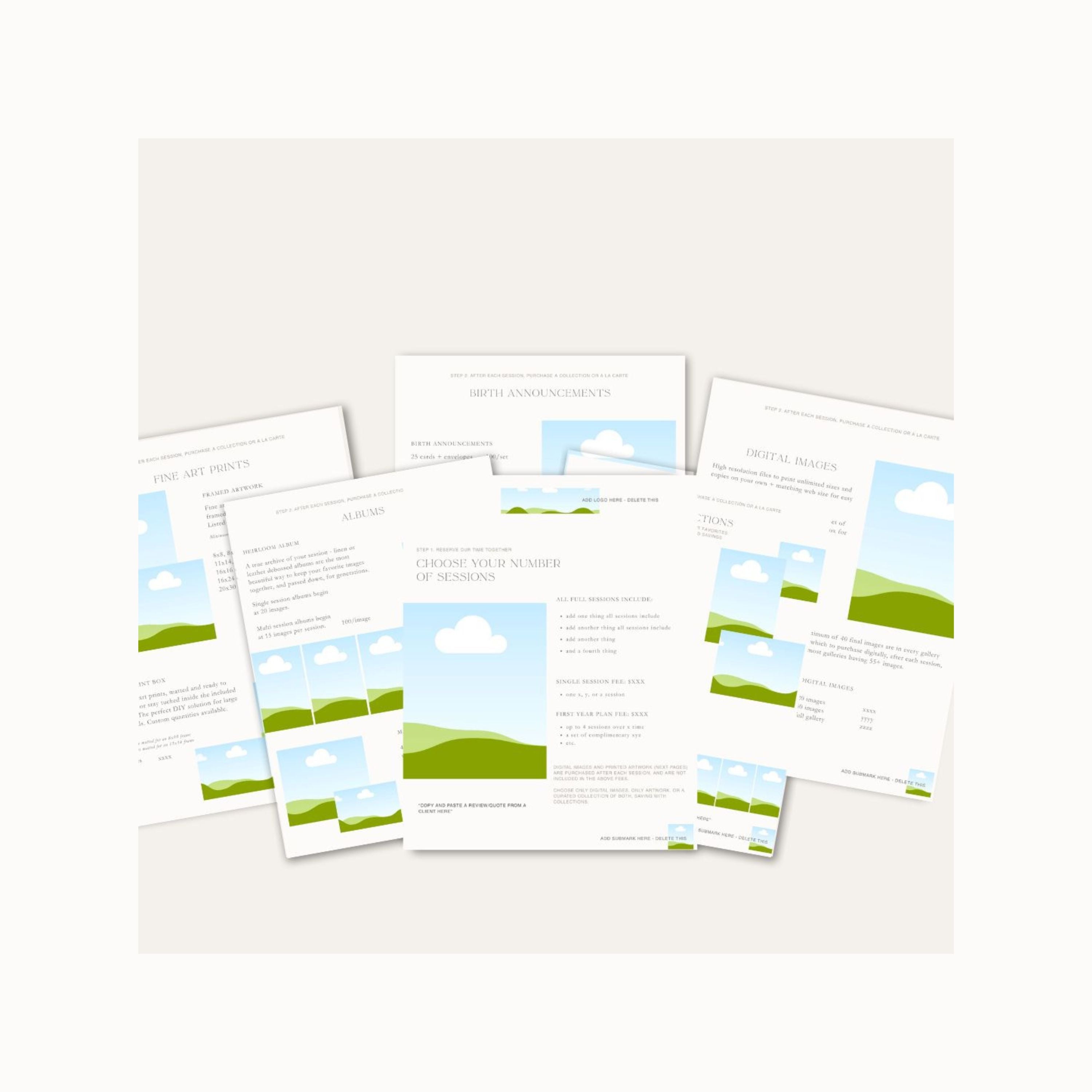 Pricing Guide Template
