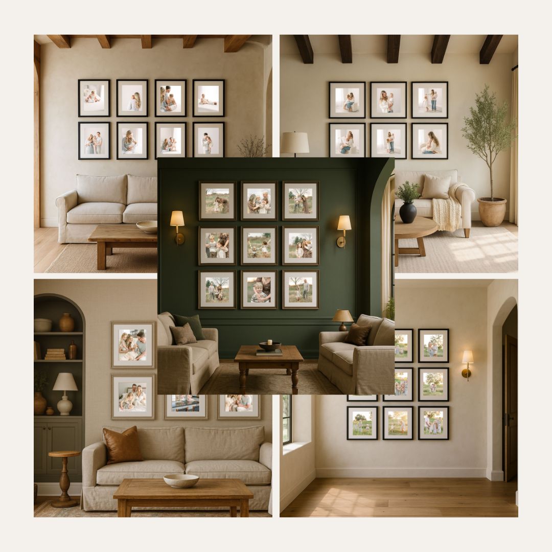 Square Room Wall Template Bundle